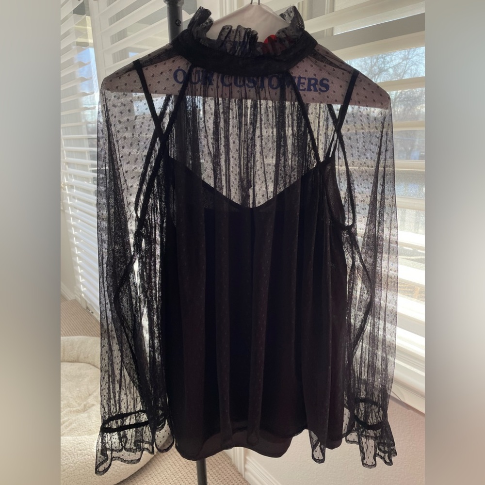 Mille sheer top